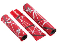 Flite Jump 80's BMX Pad Set (Red/White)